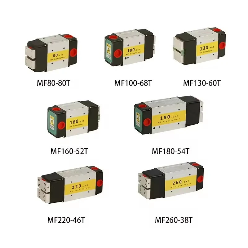 MF100-68T Powerful Welding Machine Transformer 1000HZ/500V Reliable Spot Welder Transformer
