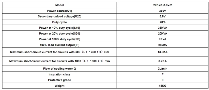 Transformer Of Resistance Welding Machine
